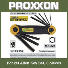 Proxxon Pocket Allen Key Set, 8 pieces 23956