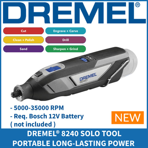 DREMEL NEW 8240 BARE Unit / Bosch GRO 12V