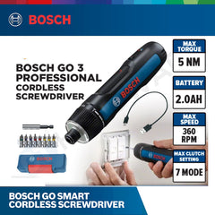 Bosch Go 3 Cordless Screwdriver