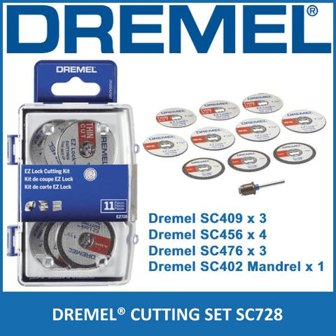 Dremel 728 EZ SpeedClic Accessory Set