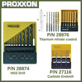 Tungsten milling cutters set