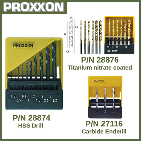Tungsten milling cutters set