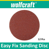 Wolfcraft Easy fix sanding discs corundum ø 125 mm