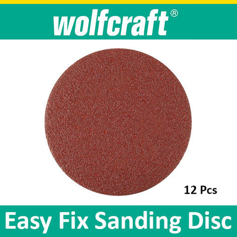 Wolfcraft Easy fix sanding discs corundum ø 125 mm