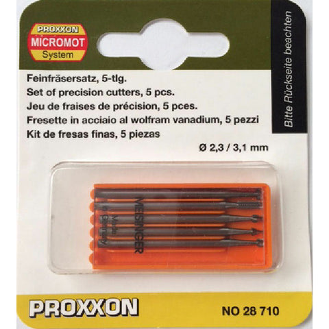 Tungsten Vanadium Milling Bits, 5 Pcs, 28710