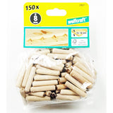 Wolfcraft 2907000 Dowel pins beech ø8x40mm ( Pack of 150 )