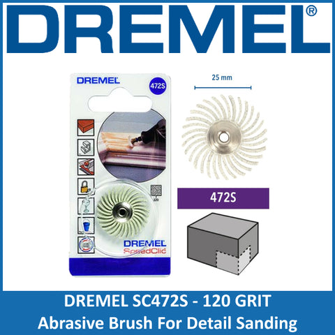 Dremel 473S EZ SpeedClic Detail Abrasive Brush 220 Grit