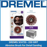 Dremel 472S EZ SpeedClic Detail Abrasive Brush 120 Grit