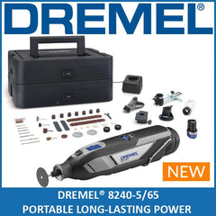 DREMEL NEW 8240-5/65 12V Cordless w NEW Stackable Box