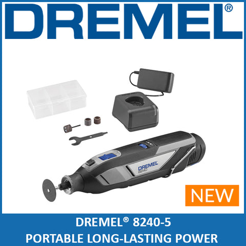 DREMEL 8240-5 Cordless Rotary Tool Grinder + Dremel Shield Combo