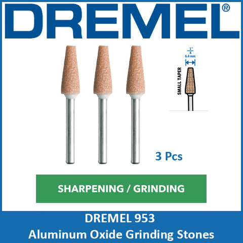 Dremel 953 Aluminum Grinding Stone 6.4mm (3 Pcs)