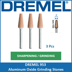Dremel 953 Aluminum Grinding Stone 6.4mm (3 Pcs)