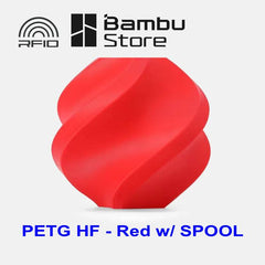 Bambu Lab PETG HF - Red with Spool 33200