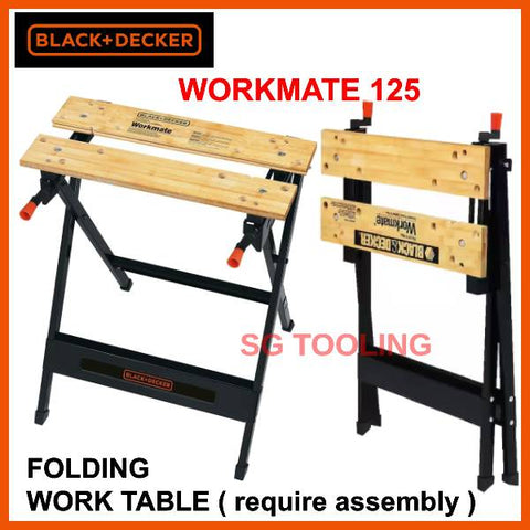 BLACK+DECKER Workmate Portable Workbench, 350-Pound Capacity (WM125)