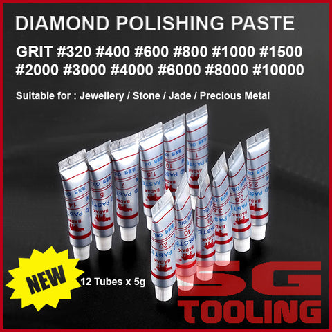[50% OFF] USUAL S$19.90 Diamond Polishing Paste GRIT #320 to #10000