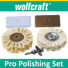 Wolfcraft Professional Polishing Set