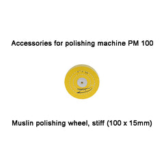 Muslin polishing wheel, stiff (100 x 15mm) , PM 100 (28000)