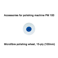 Microfibre polishing wheel, 15-ply (100mm) , PM 100 (28006)