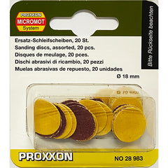 Proxxon replacement sanding pads 20pcs 28983