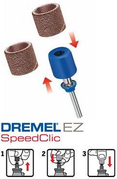 DREMEL Mandrino di rettifica SC 407 EZ SpeedClic (3 elementi, 13 mm)