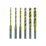 HSS Twist Drill Set With Centering Spike, 6 Pcs.