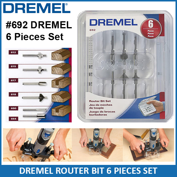 Dremel Glass and Stone Rotary Tool Accessory Kit (8-Piece) 736-01