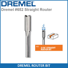Dremel 652 Straight Router Bit