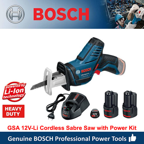 Bosch GSA 12V  Sabre Saw Power Kit